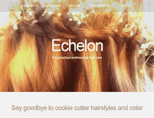 Tablet Screenshot of echelonsalon.com